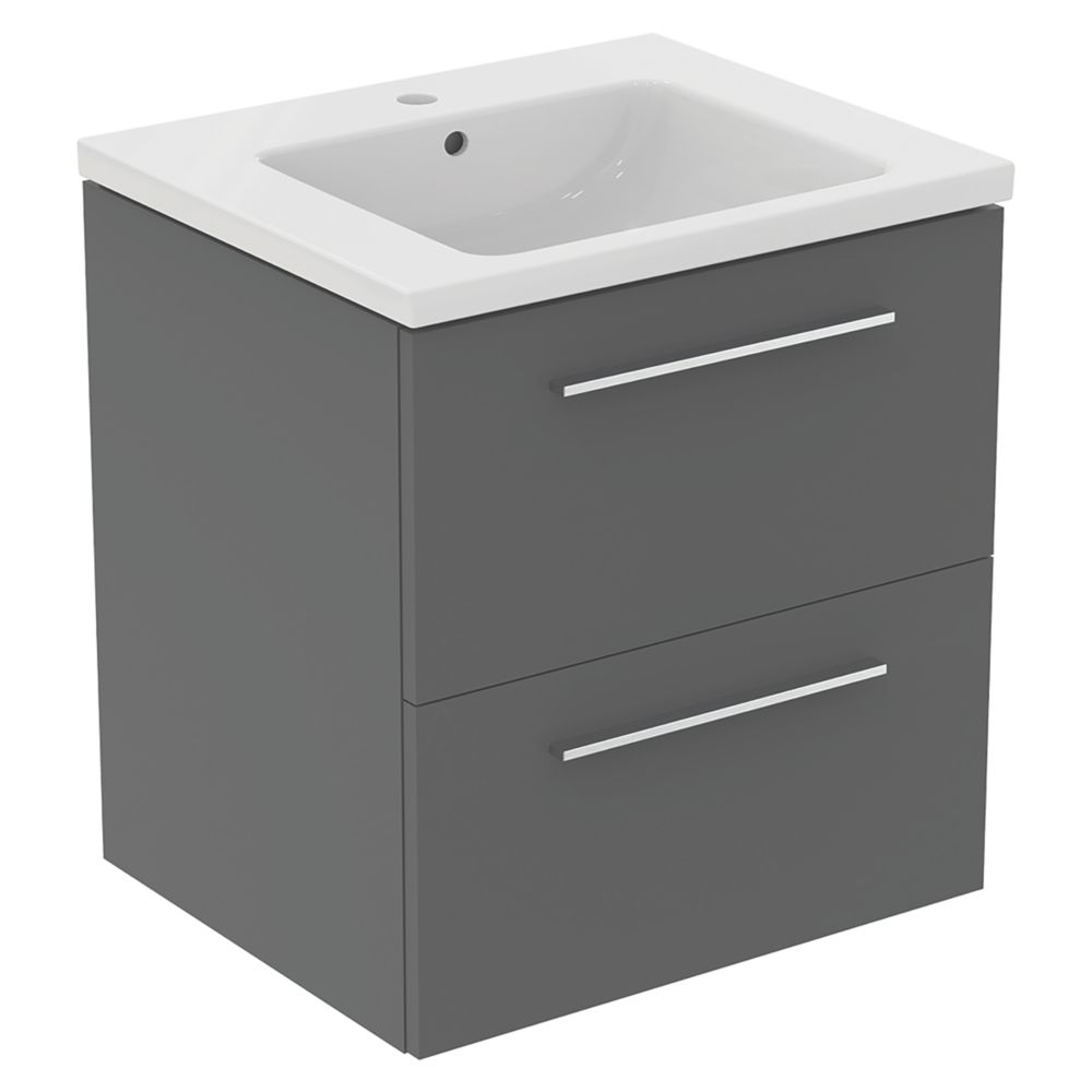 Ideal Standard I Life B Wall Hung Vanity Unit With Chrome Handles