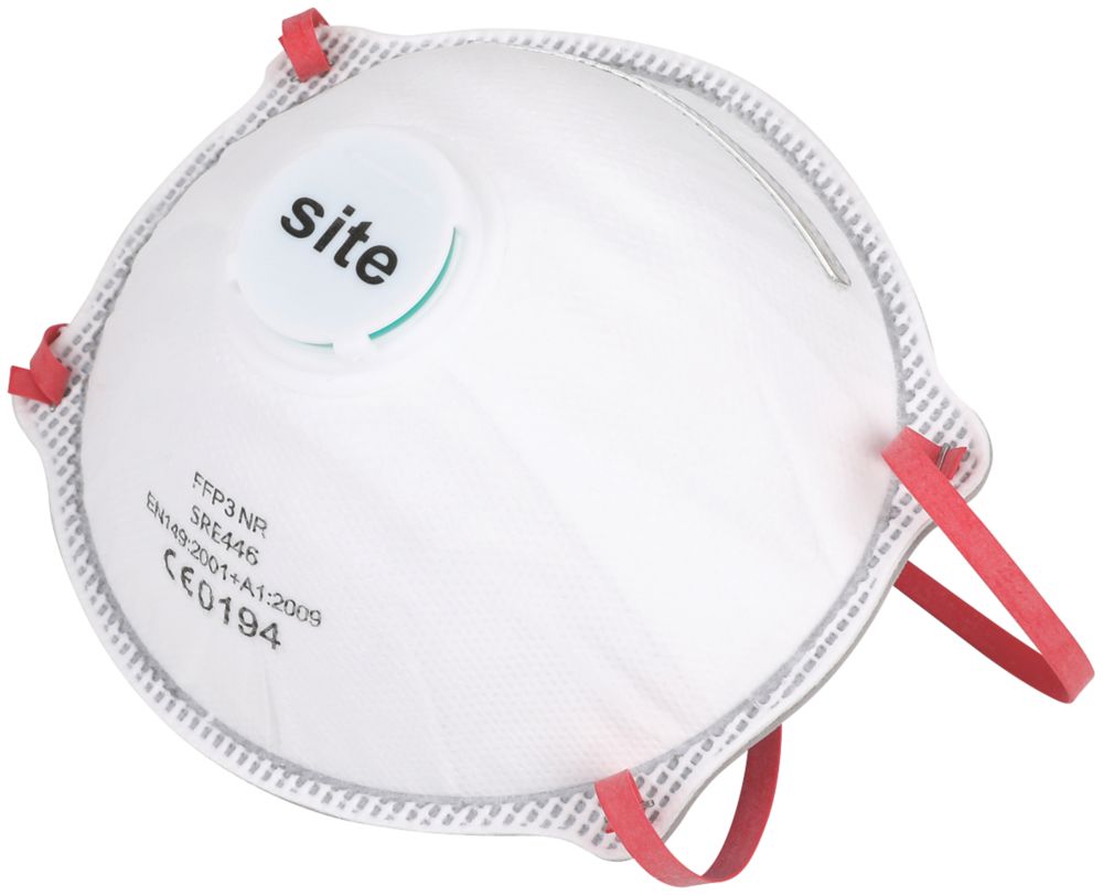 View all Site Moulded Valved Mask 5 Pack