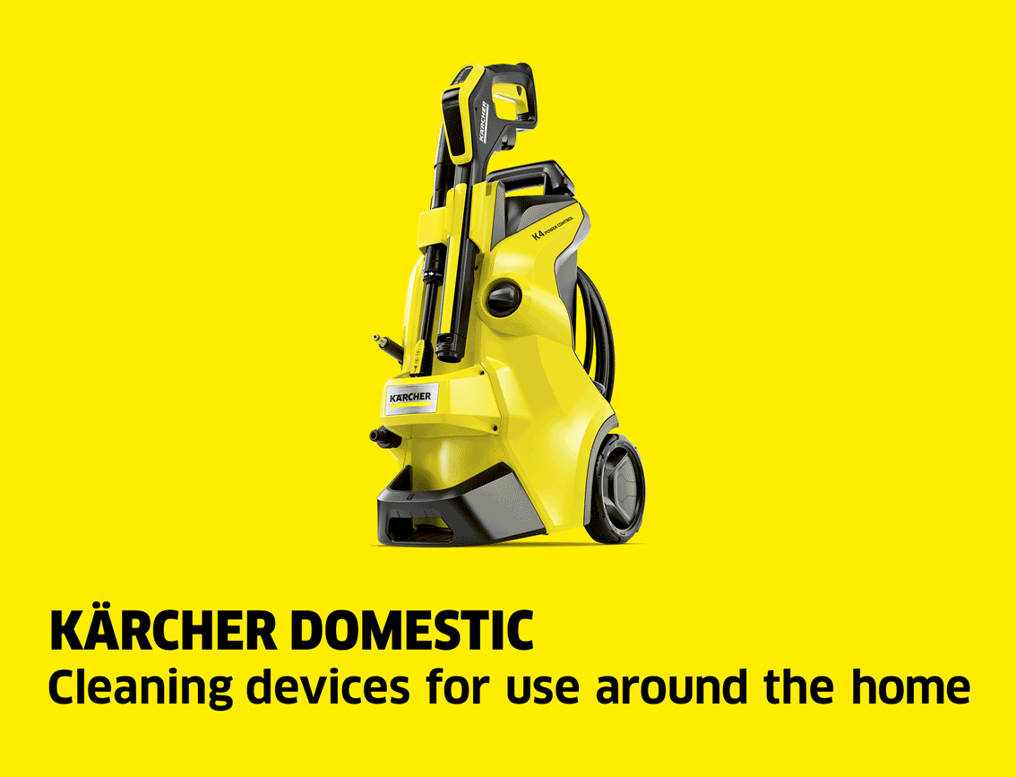 Kärcher Domestic cleaning devices for use around the home