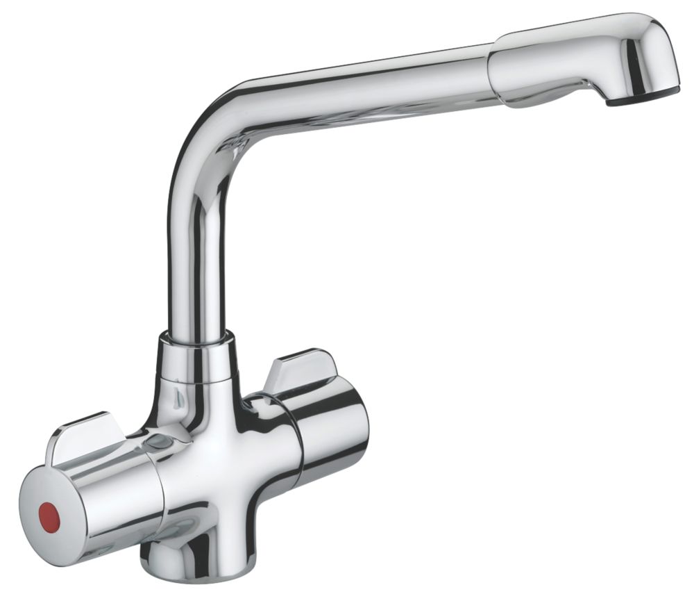 Bristan Manhattan Mono Mixer Chrome Kitchen Mixer Taps