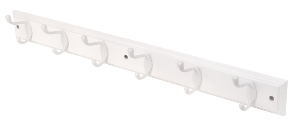 Smith & Locke Hook Rail White on White 685 x 90mm Reviews