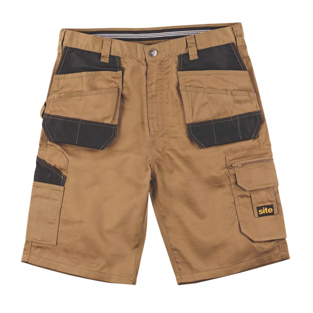 Site Jackal Multi-Pocket Shorts Stone / Black 36