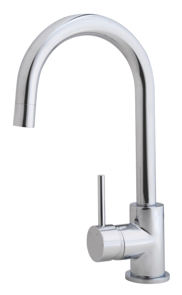 Swirl Side Lever Mono Mixer Kitchen Tap Chrome Reviews