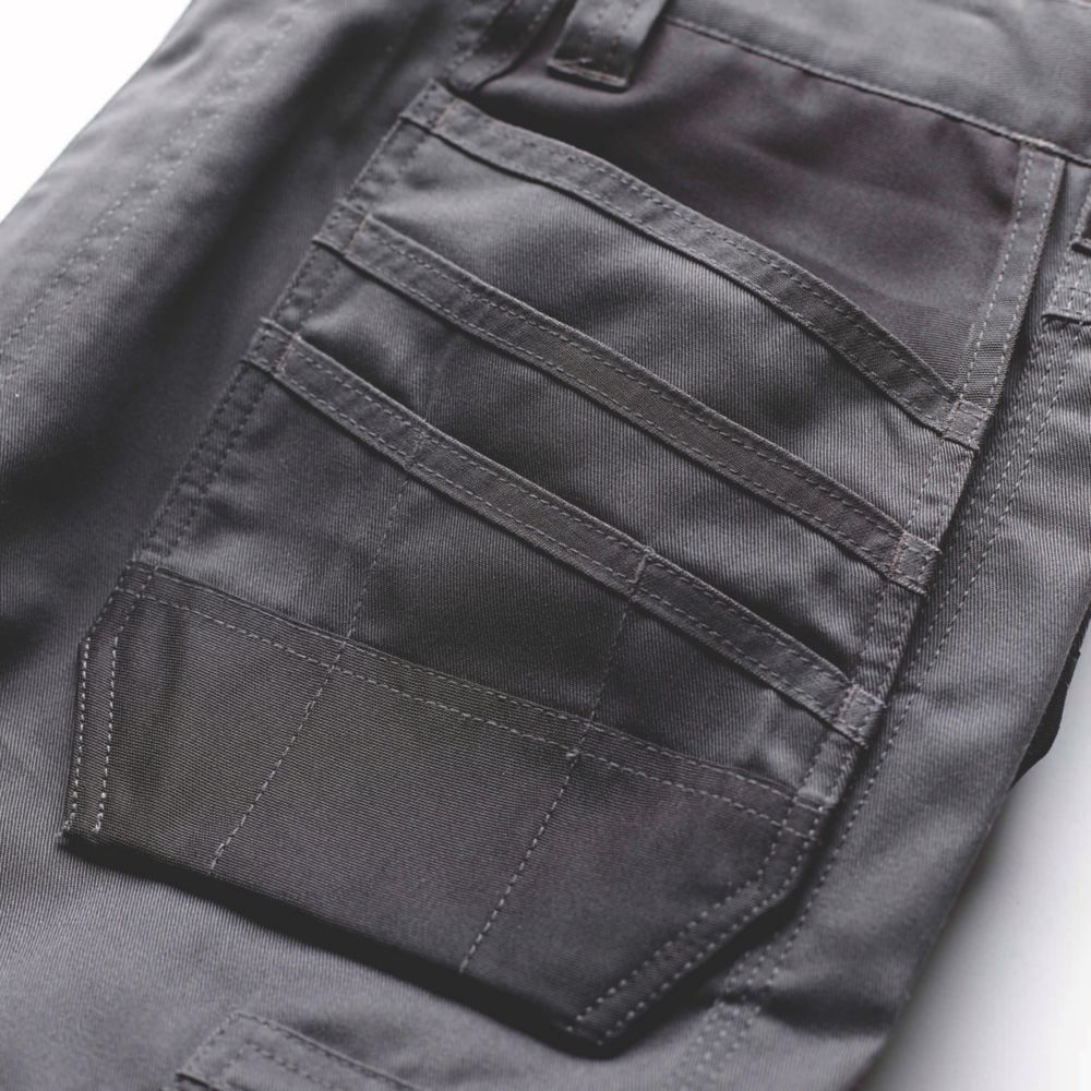 Site Jackal Work Trousers Grey / Black 34