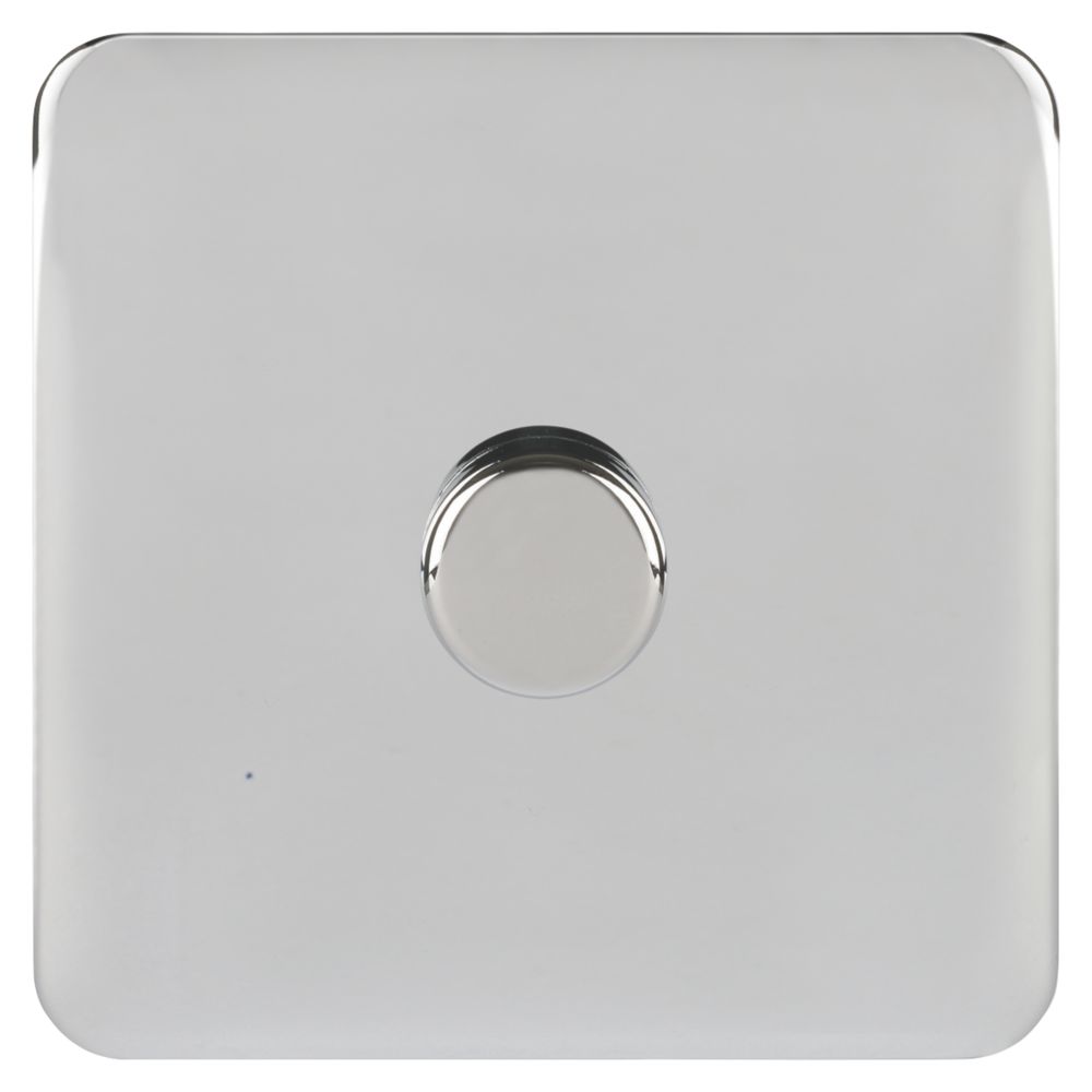 Schneider Electric Lisse Deco 1-Gang 2-Way Dimmer Switch Polished Chrome