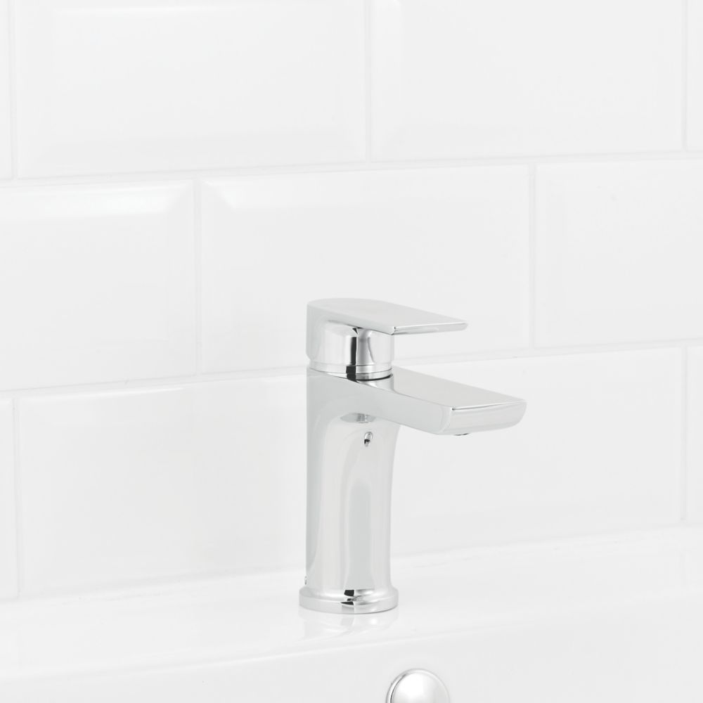 Osani Single Lever Basin Mono Mixer Tap with Clicker Waste