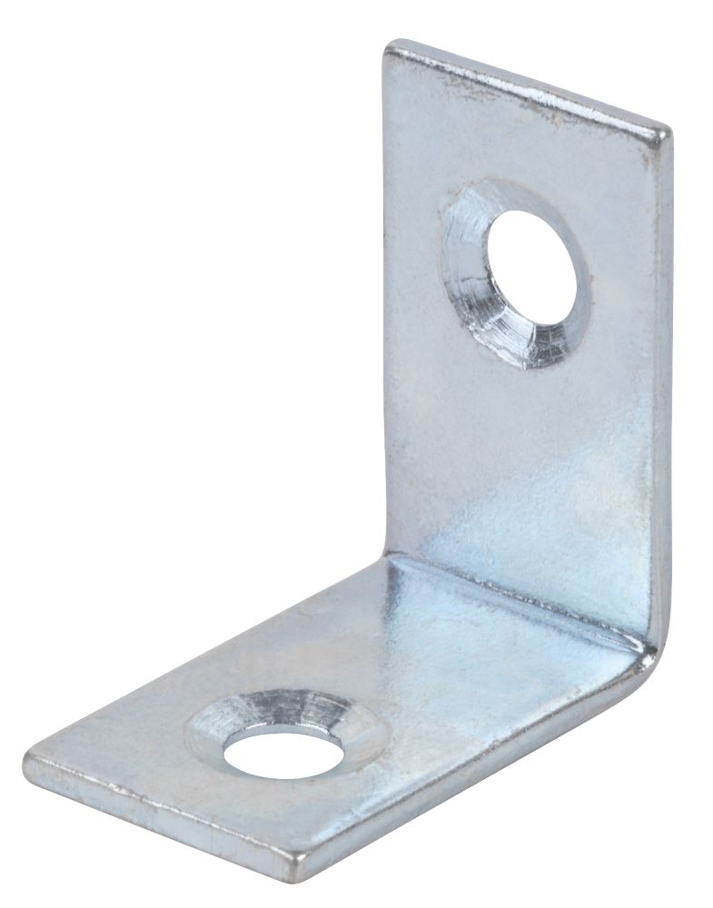 corner braces zinc plated 25 x 16 5mm 10 pack angle brackets screwfix com shabby chic shelves