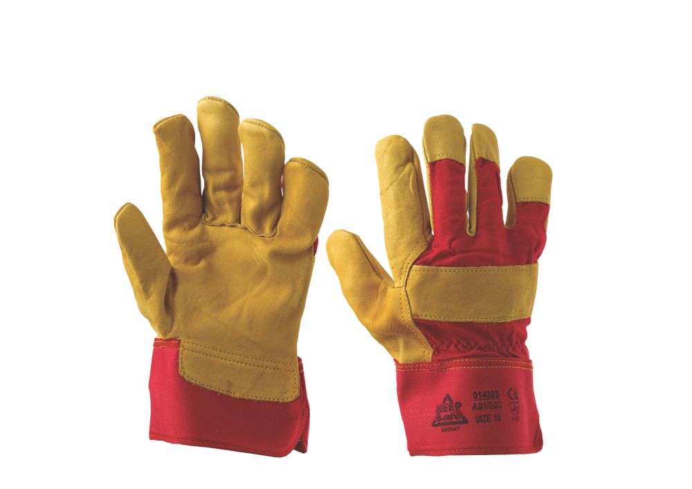 Keep Safe Ultimate Rigger Gloves Red / Yellow Large Reviews