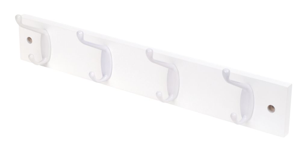 Smith & Locke Hook Rail White on White 400 x 95mm Reviews