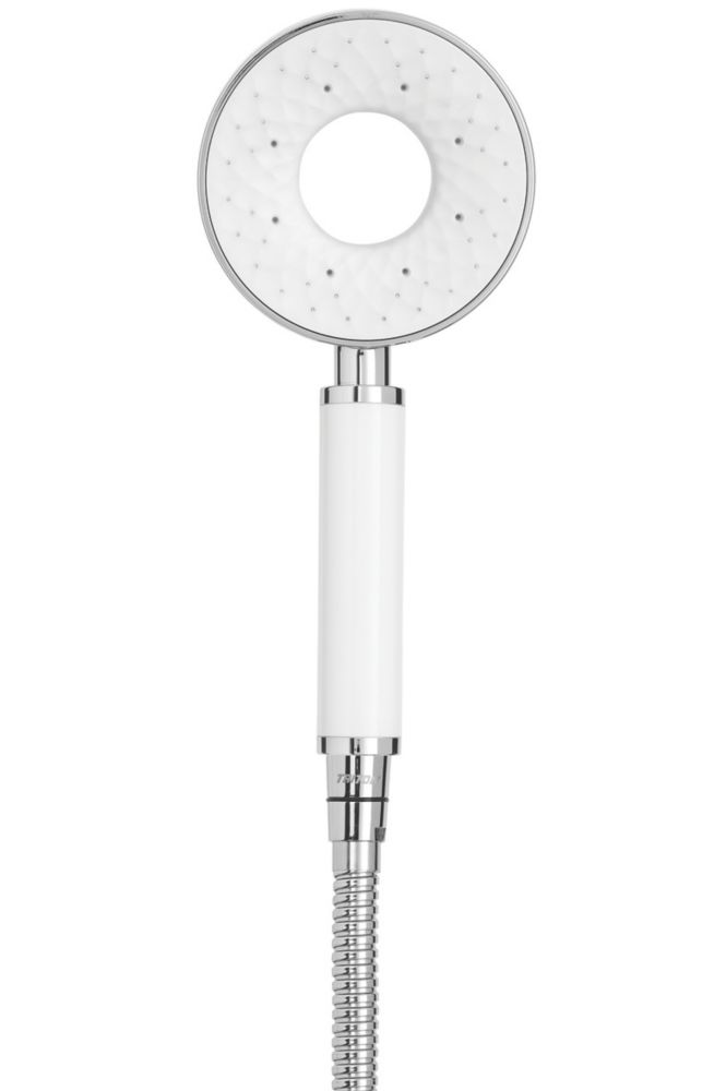 Triton Iris Handheld Shower Head Chrome 110 x 254mm