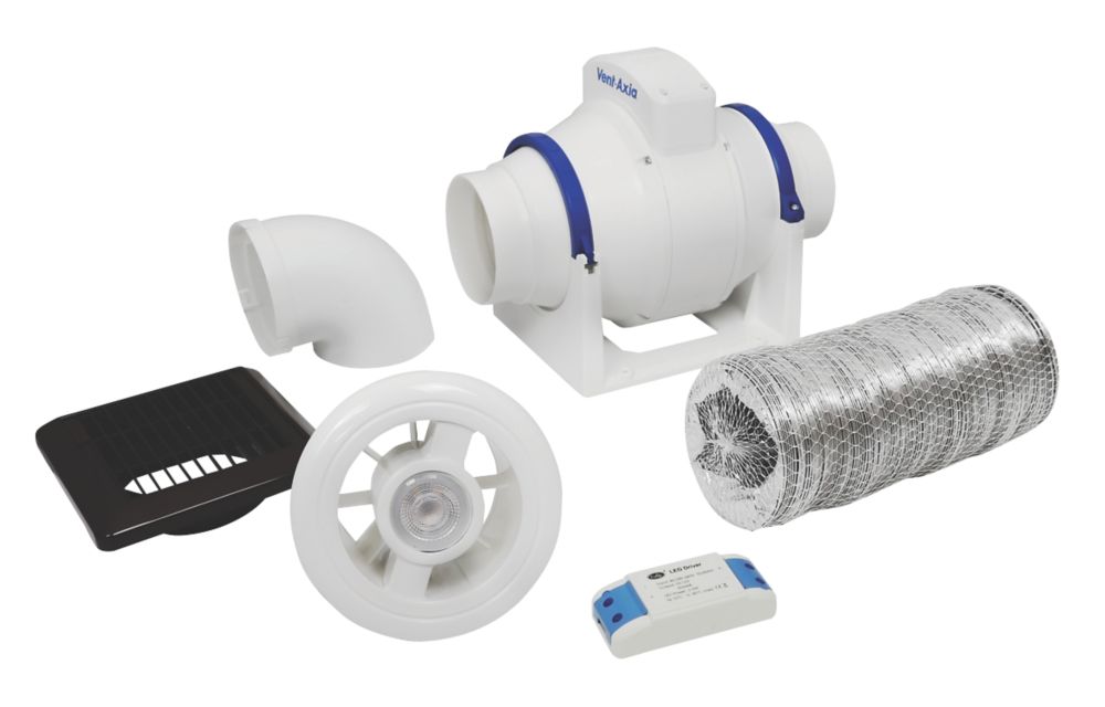 inline bathroom extractor fan kit