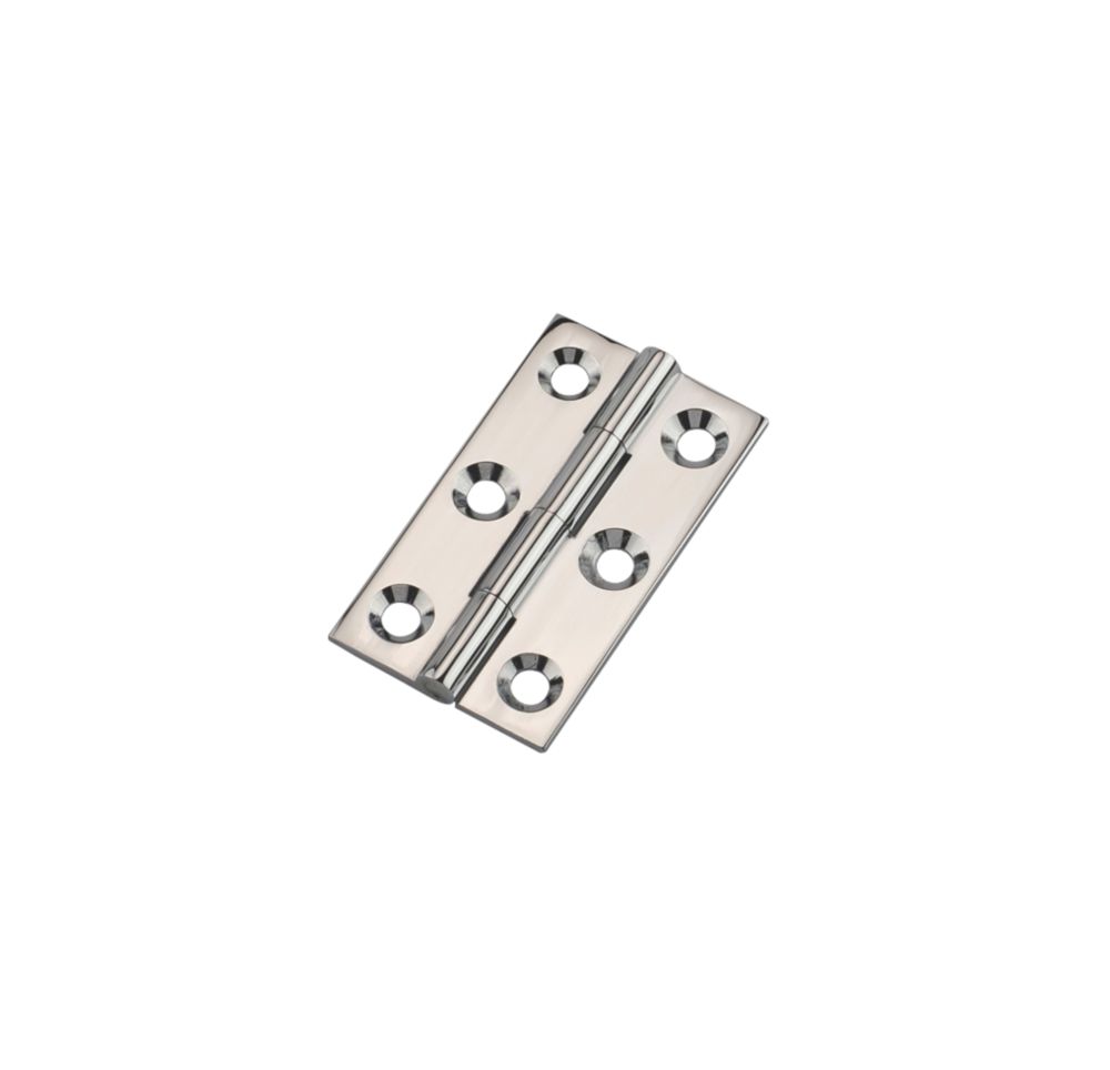 Polished Chrome Butt Hinges 38 x 22mm 2 Pack Reviews