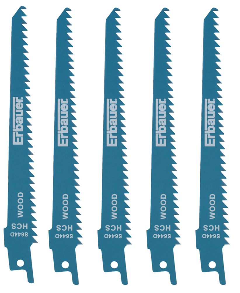 Erbauer S644D Reciprocating Saw Blades 150mm 5 Pack Reviews