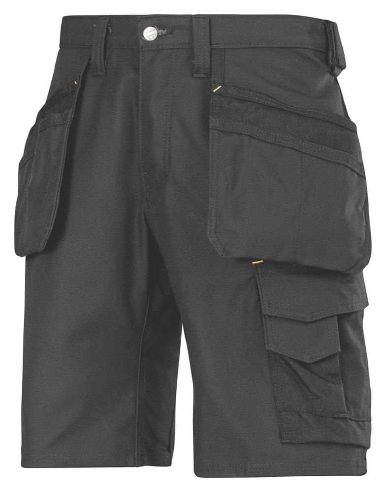 Snickers 3014 Craftsmen Multi-Pocket Shorts Black 38