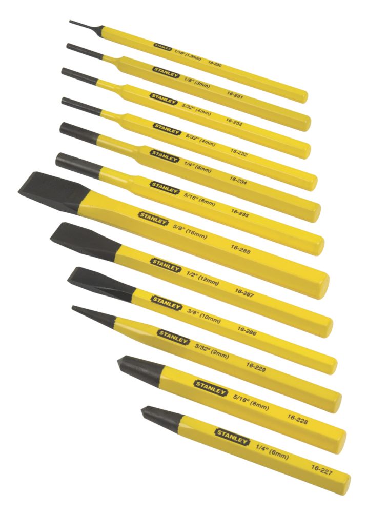 Stanley 4-18-299 Cold Chisel & Punch Set 12 Pcs Reviews