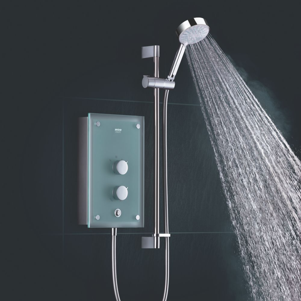 Mira Azora Frosted Glass 9.8kW Electric Shower