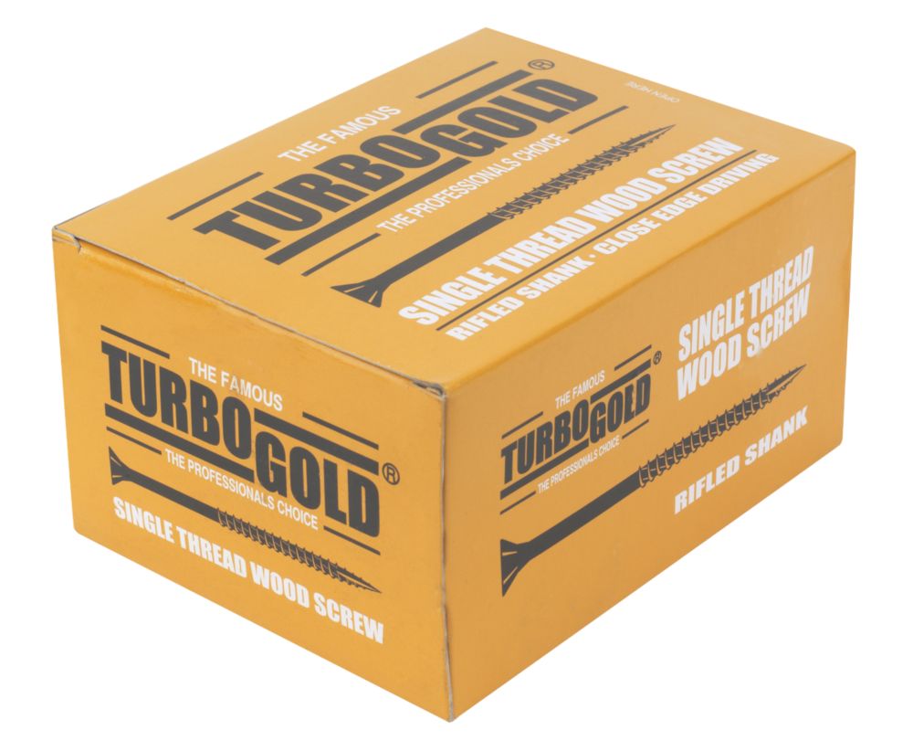 TurboGold PZ Double-Countersunk Multipurpose Screws 3.5 x 25mm 200 Pack