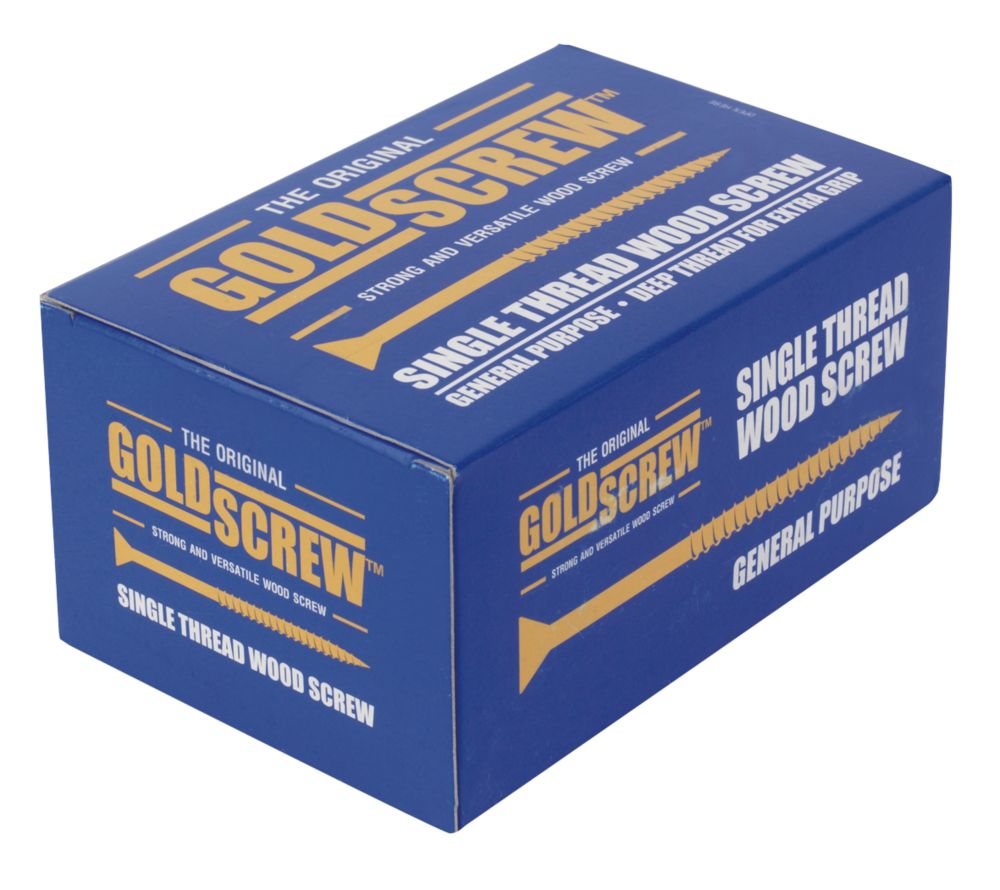 Goldscrew PZ Double-Countersunk Multipurpose Screws 6 x 150mm 50 Pack