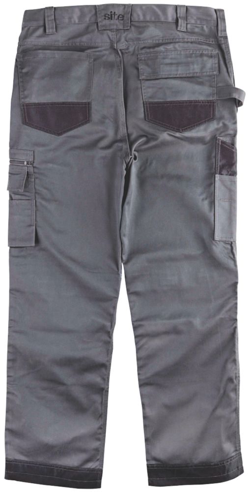 Site Jackal Work Trousers Grey / Black 40