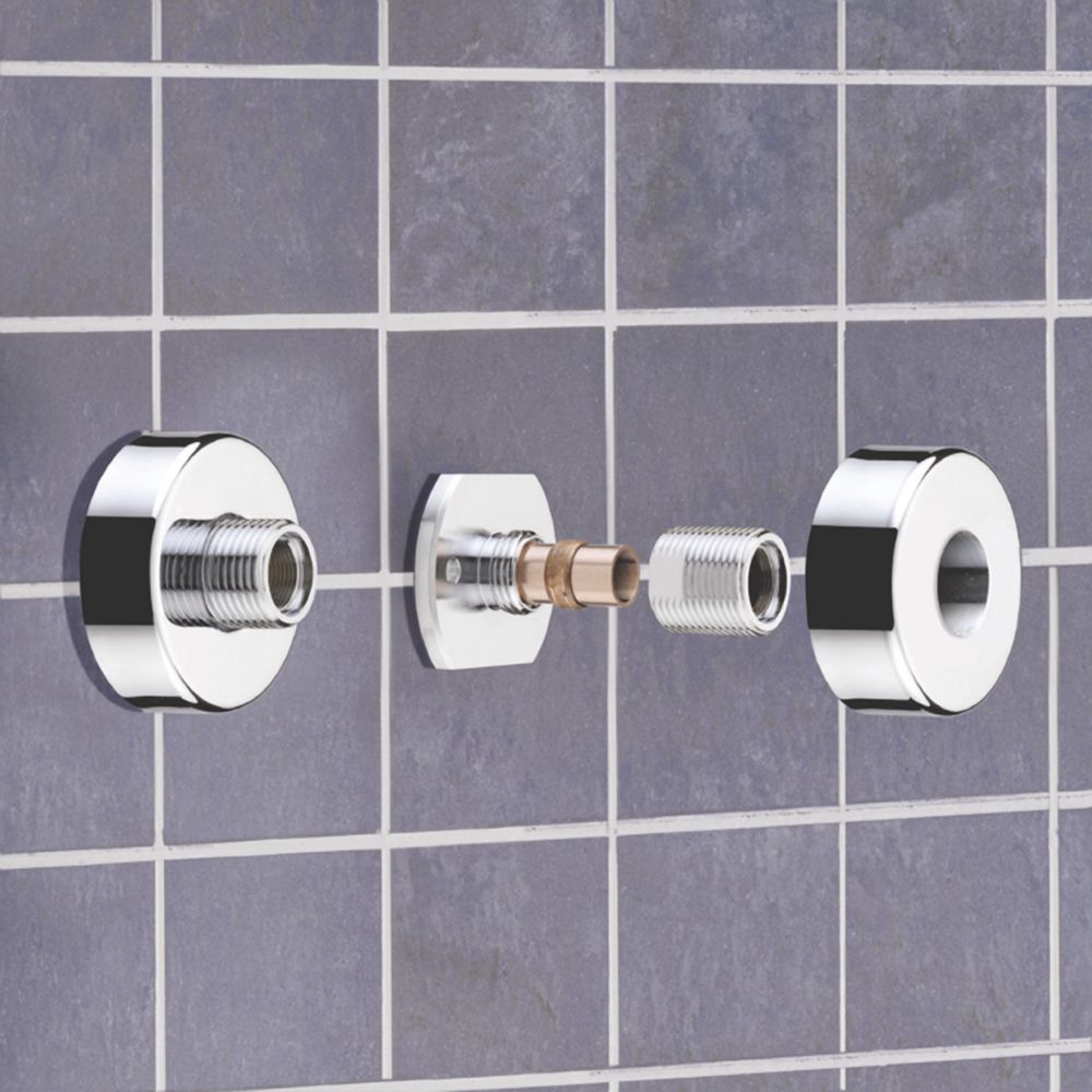 Bristan Bar Valve Wall Mount 10 Fixing Kit Chrome-Plated