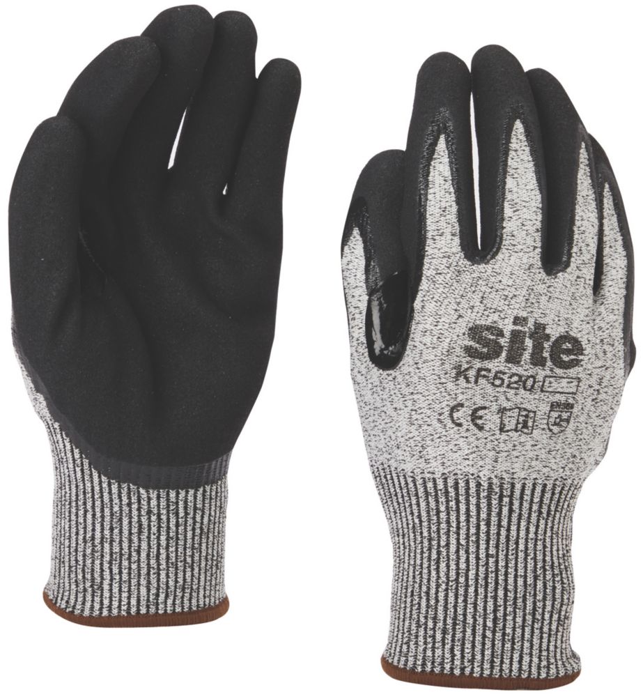 Site KF520 Cut Resistant Gloves Grey / Black Large Reviews