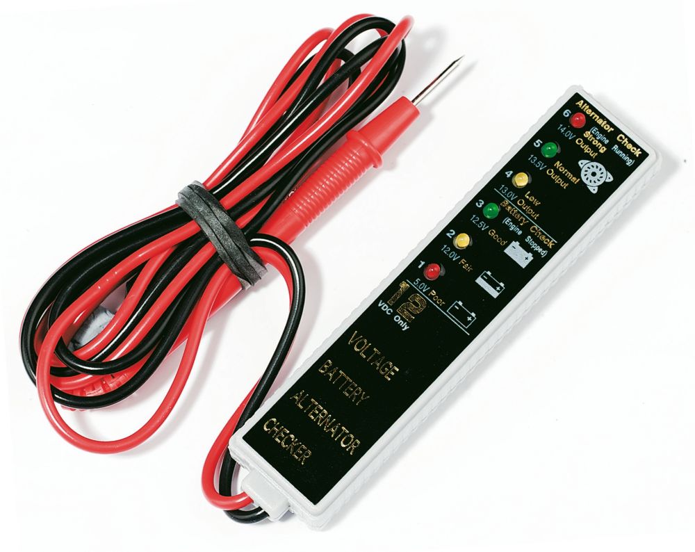 Laser Battery Alternator Tester Car Battery Testers Screwfix Com