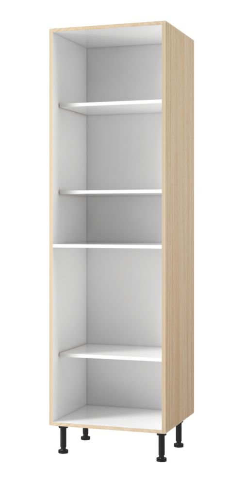 Oak Kitchen Tall Larder Cabinet 600 X 570 X 2115mm Oak Larder