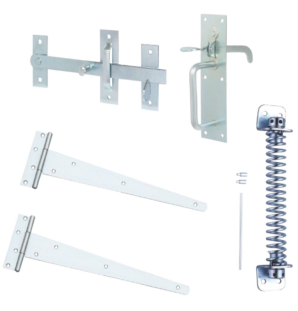 Hardware Solutions Suffolk Gate Latch Kit Silver