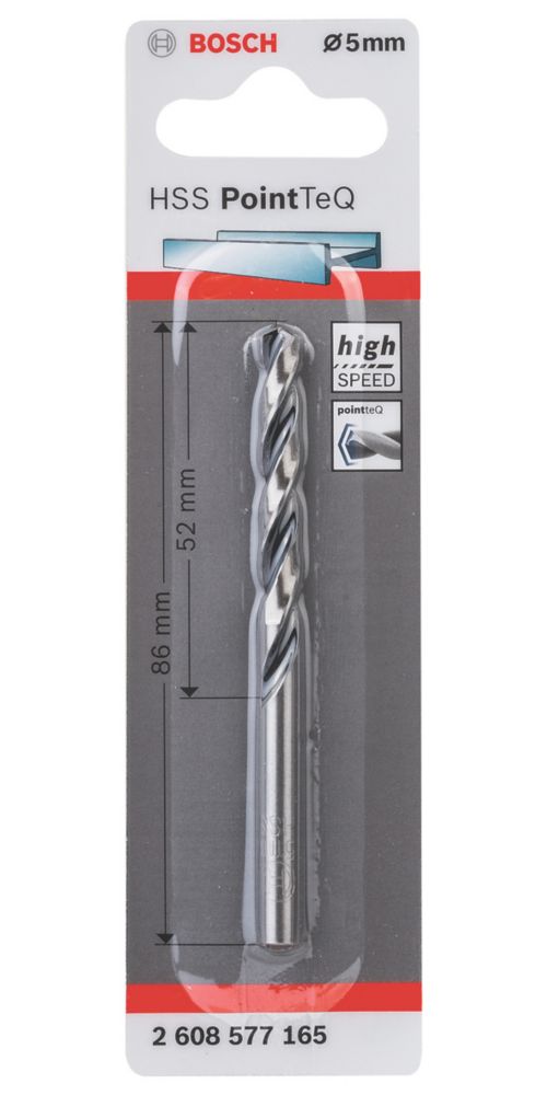 Bosch Straight Shank Drill Bit 5 x 86mm