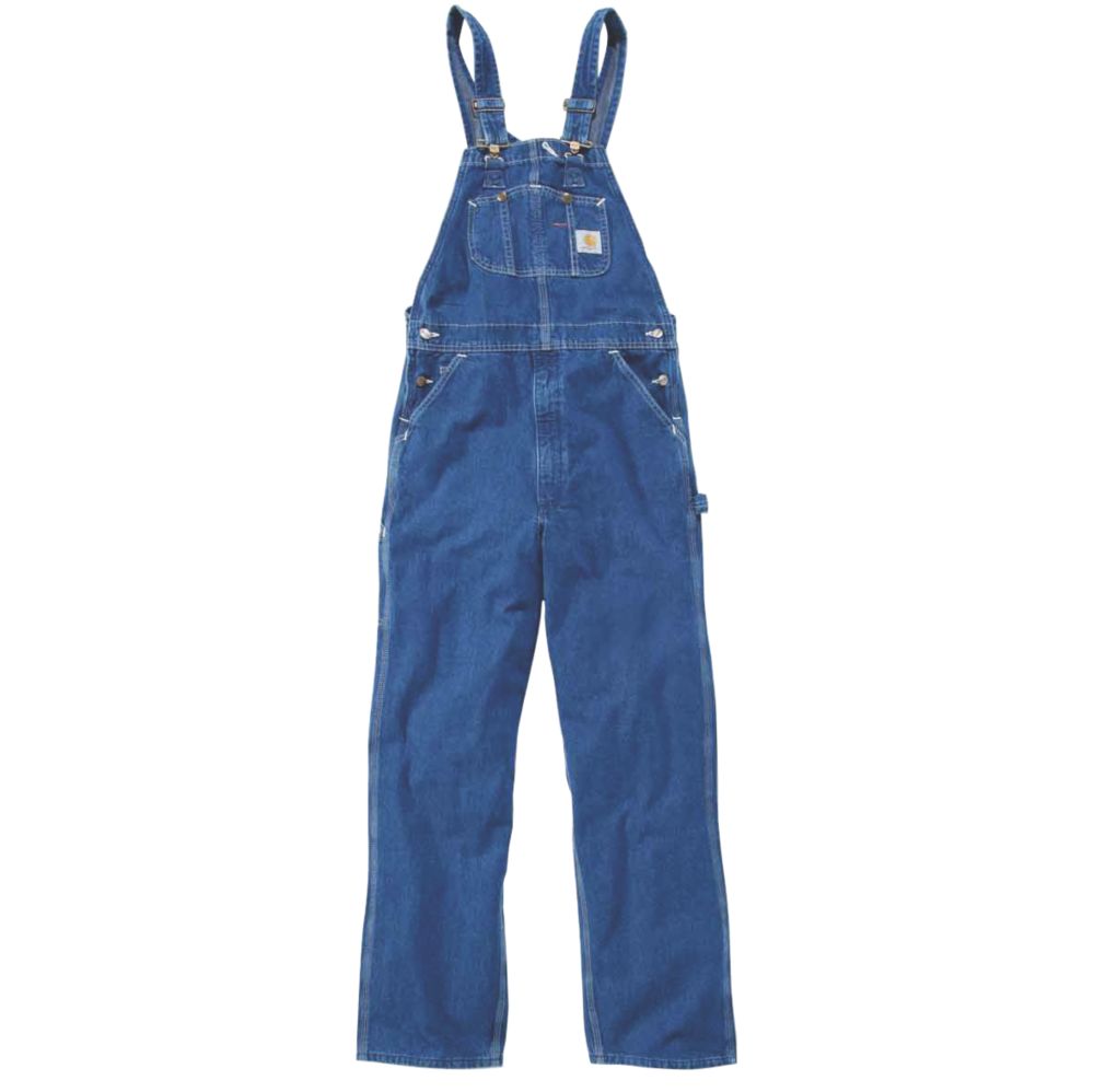 Carhartt R07 Denim Bib & Brace Blue Large 36