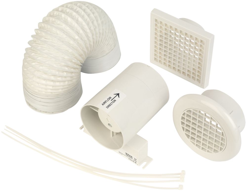 bathroom extractor fan ducting kit