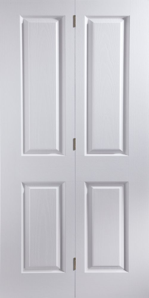 Jeld Wen Oakfield Primed Pannelled Interior Bi Fold Door 1981 X 610mm