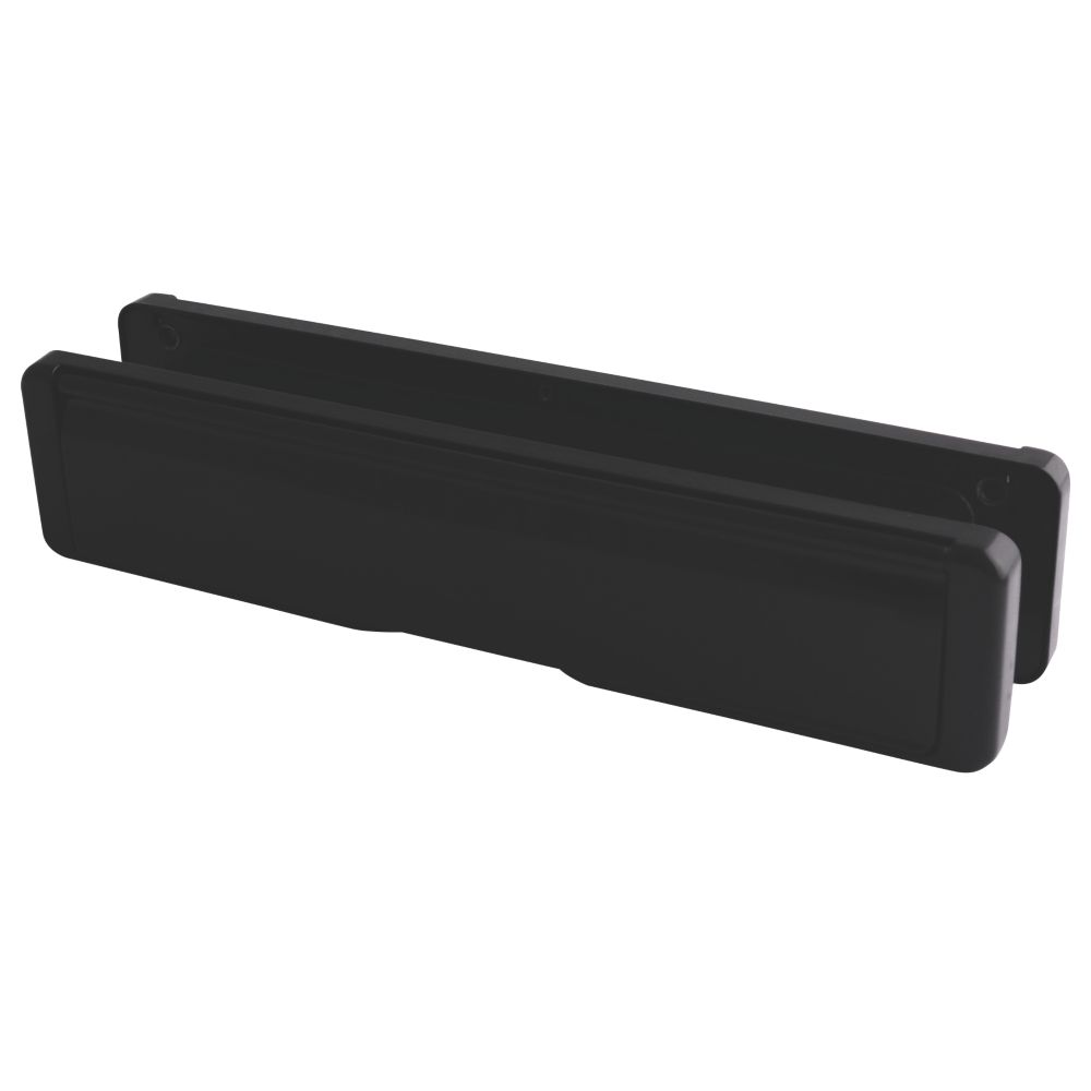 Fab Fix Nu Mail 68 Letter Plate 40 80 Black 310 X 68mm Letter