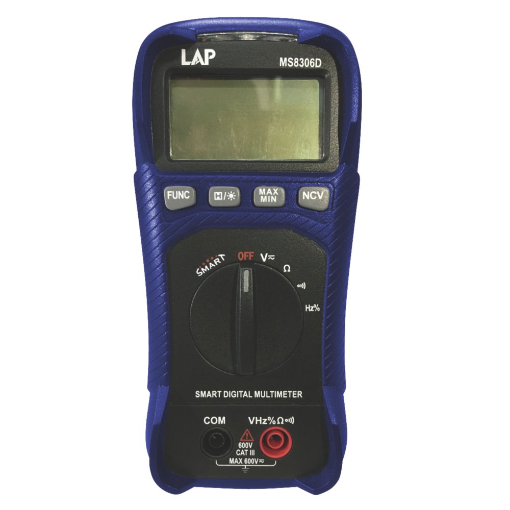 Lap Ac Dc Digital Multimeter 600v Multimeters Screwfix 
