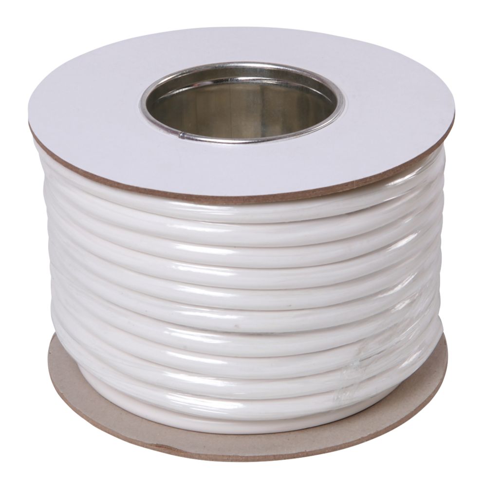 Nexans 3184Y White 4-Core 1mm² Flexible Cable 25m Drum