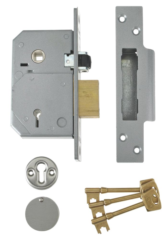 Union Satin Chrome BS 5-Lever Mortice Sashlock 80mm Case - 53mm Backset Reviews