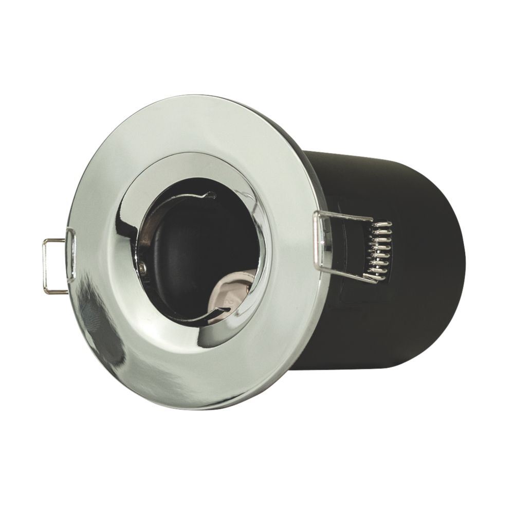 LAP Fixed Fire Rated Downlight Polished Chrome 230-240V