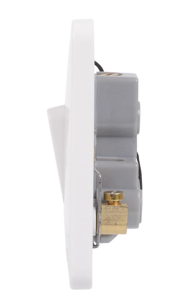 Schneider Electric Lisse 50A 1-Gang DP Cooker Switch White with LED