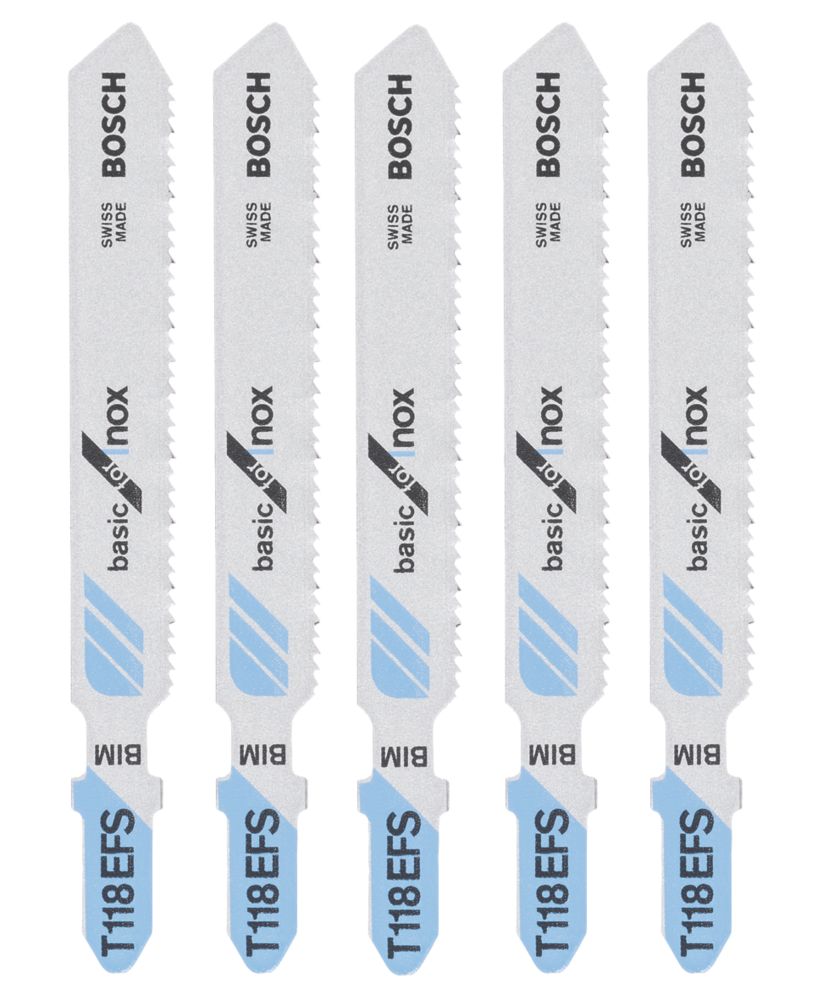 Bosch T118efs Jigsaw Blade 83mm 5 Pack Jigsaw Blades Screwfix Com