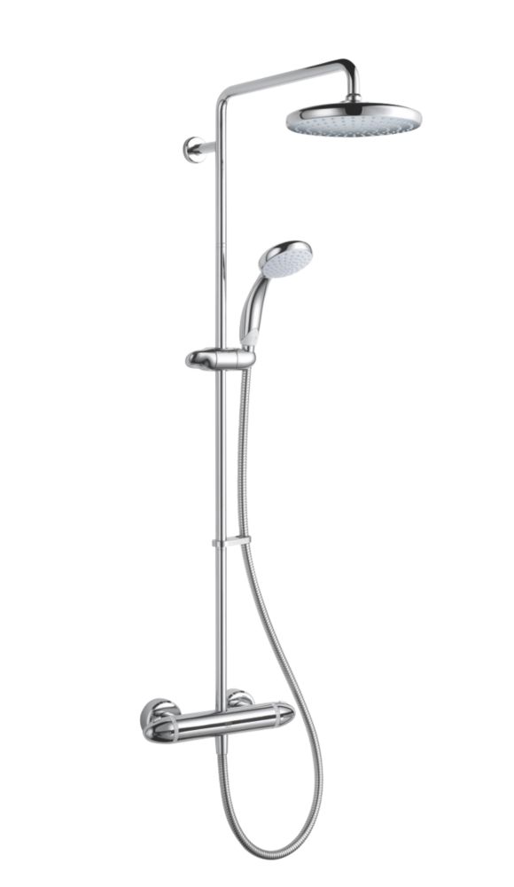 Mira Coda Pro Rear-Fed Exposed Chrome Thermostatic ERD Thermostatic Shower w/Diverter Reviews