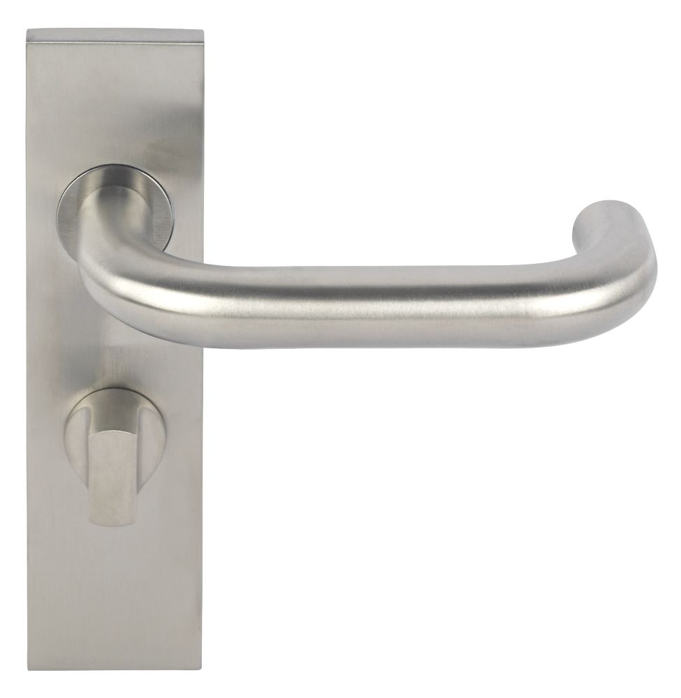 Eurospec Safety Fire Rated Saftey Lever on Backplate WC Pair Satin Stainless Steel Reviews