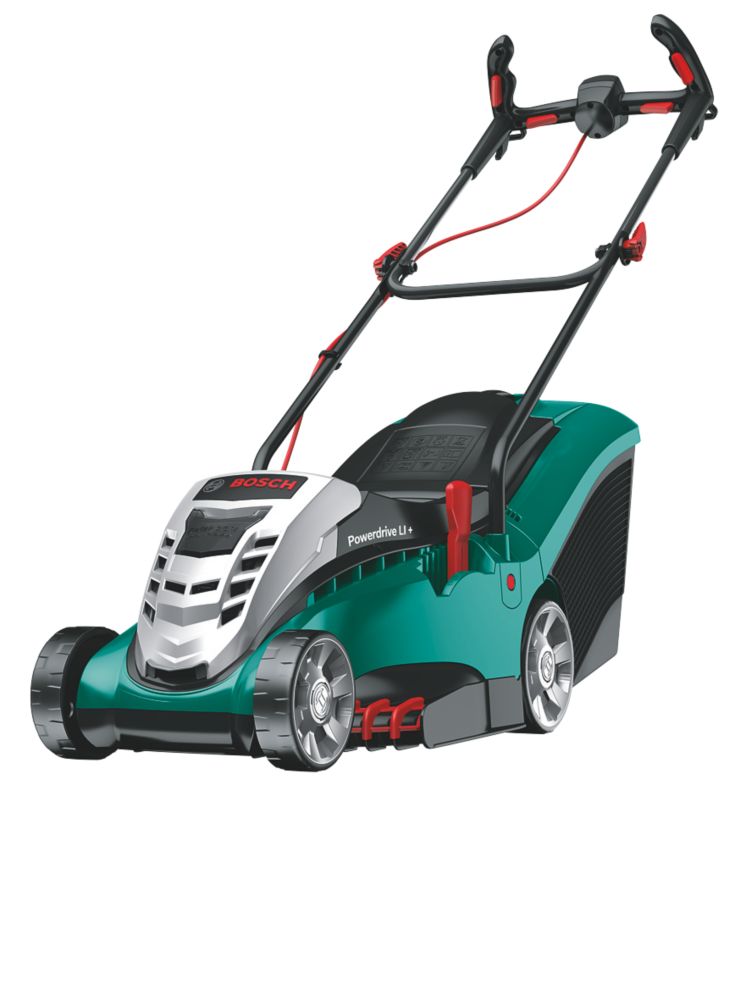 Bosch 36v 4 0ah Li Ion Cordless 36cm Rotary Lawn Mower Lawn