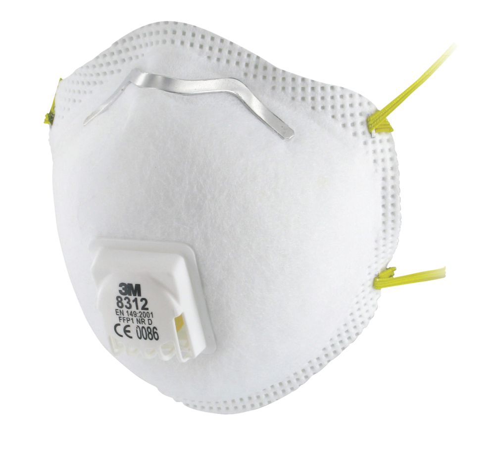 3M 8312 Cup-Valved Respirators P1 10 Pack Reviews