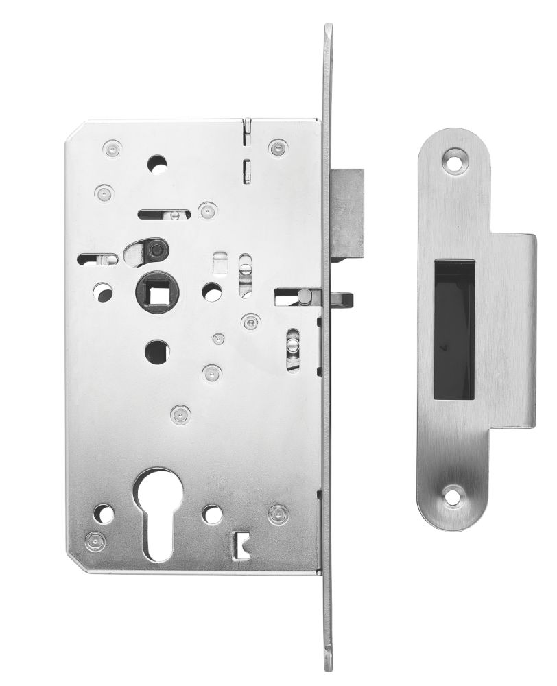 Briton Stainless Steel Euro Profile Mortice Night Latch - Radius Forend 94mm Case - 60mm Backset Reviews