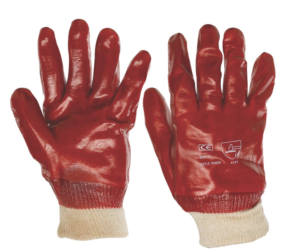 Keep Safe PVC Gloves Red Large Reviews