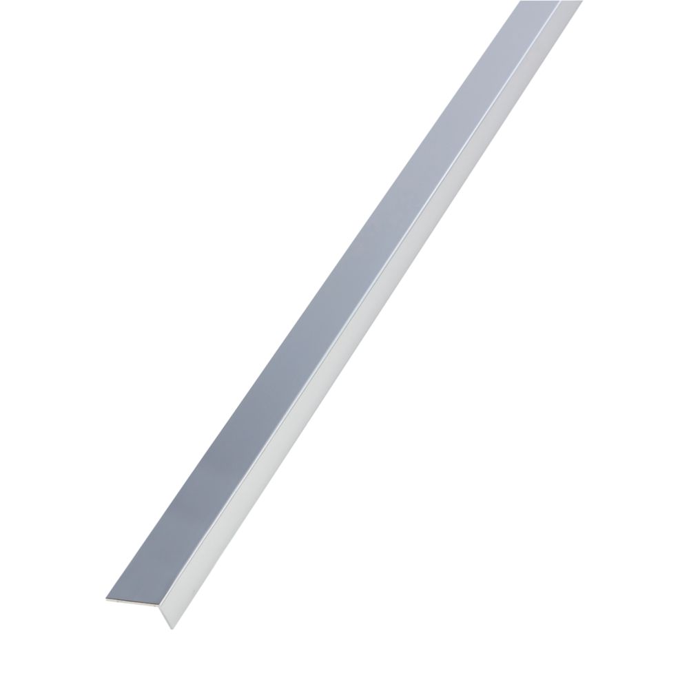 Alfer Chrome-Effect Anodised Aluminium Angle 1000 x 20 x 10mm Reviews