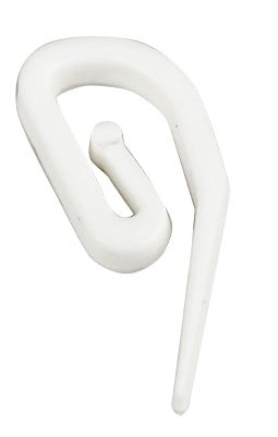 Plastic Curtain Hooks White 200 Pack Reviews