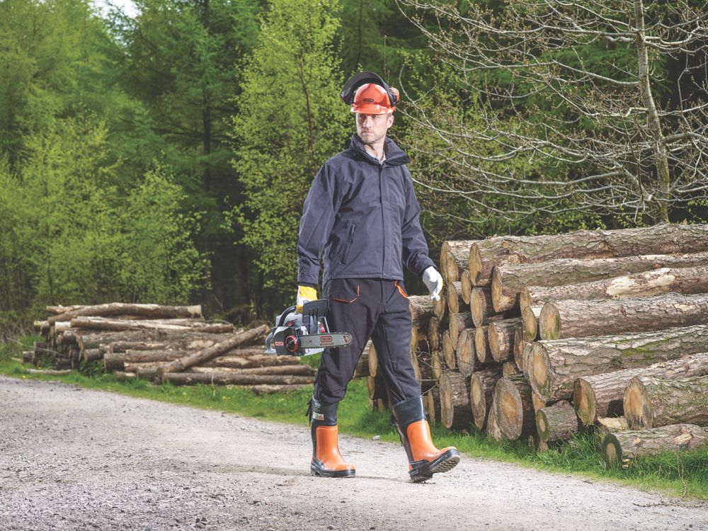 Oregon Yukon Chainsaw Trousers Black / Orange 38-39