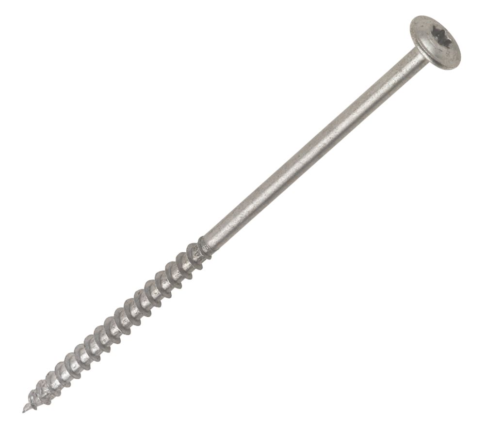 Spax Wirox Flange Wirox-Coated Timber Screws Silver 6 x 140mm 100 Pack Reviews