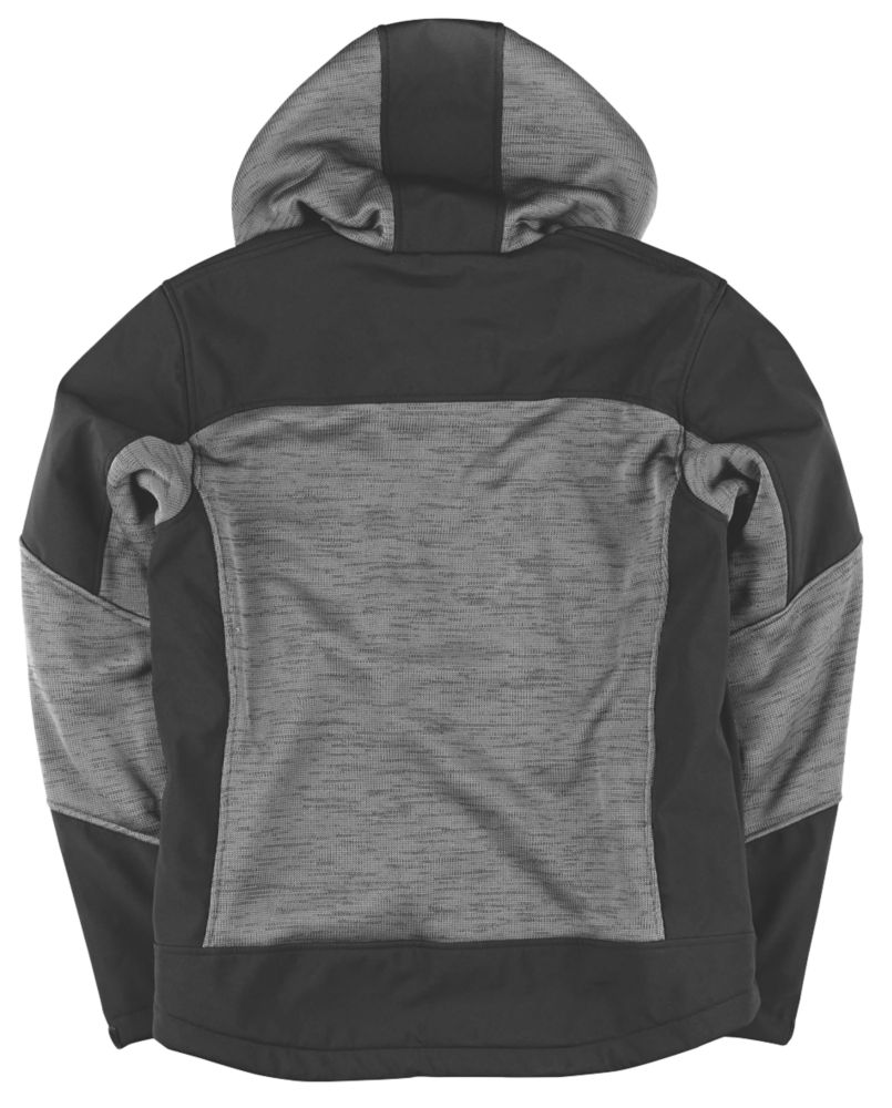 Site Rowan Fleece-Lined Winter Hoodie Black / Grey Large 51